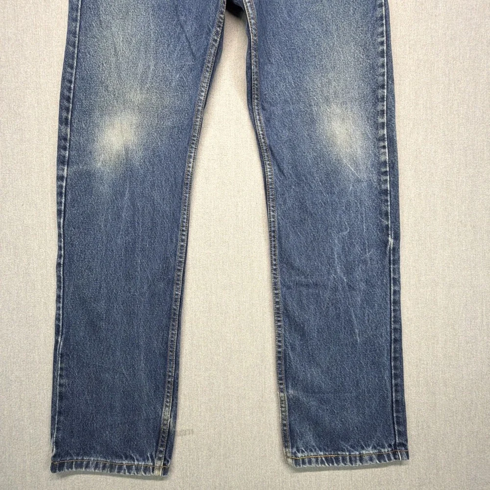 Vintage 90s Levi's 505 Tab Jeans Mens 32x34 (Fits 30x32) Blue Straight Made USA